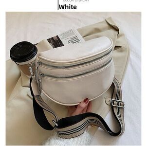 Elegant White Crossbody Bag